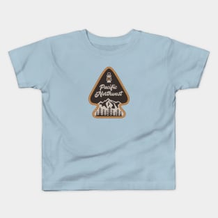 Pacific Northwest Arrowhead Badge Kids T-Shirt